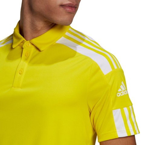Koszulka męska adidas Squadra 21 Polo żółta GP6428 Koszulka męska adidas Squadra 21 Polo żółta GP6428