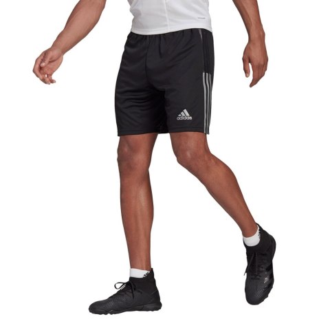 Spodenki męskie adidas Tiro Short Reflective Wording GQ1038 Spodenki męskie adidas Tiro Short Reflective Wording GQ1038