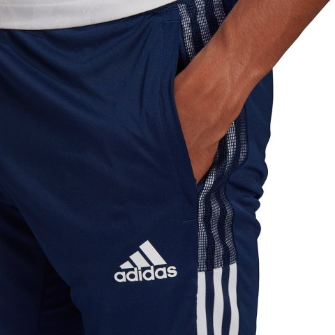 Spodnie męskie adidas Tiro 21 3/4 granatowe GH4473 Spodnie męskie adidas Tiro 21 3/4 granatowe GH4473