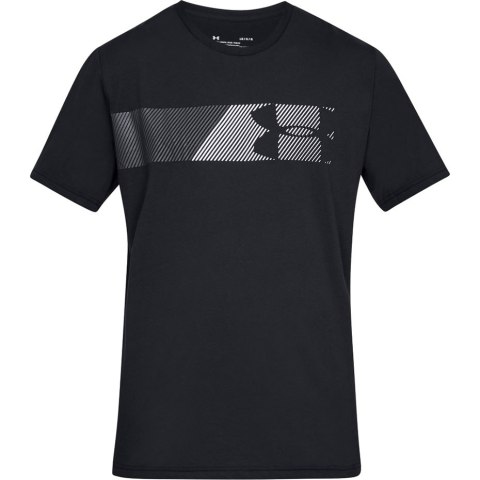 Koszulka męska Under Armour fast left chest czarna 1329584 001 Koszulka męska Under Armour fast left chest czarna 1329584 001