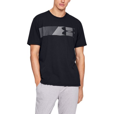Koszulka męska Under Armour fast left chest czarna 1329584 001 Koszulka męska Under Armour fast left chest czarna 1329584 001