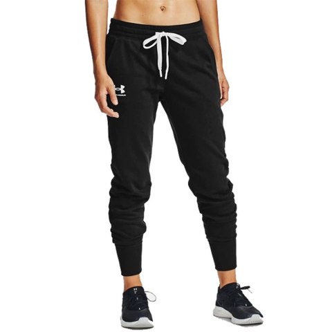 Spodnie damskie Under Armour Rival Fleece czarne 1356416 001 Spodnie damskie Under Armour Rival Fleece czarne 1356416 001