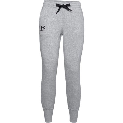 Spodnie damskie Under Armour Rival Fleece szary melanż 1356416 035 Spodnie damskie Under Armour Rival Fleece szary melanż 1356416 035