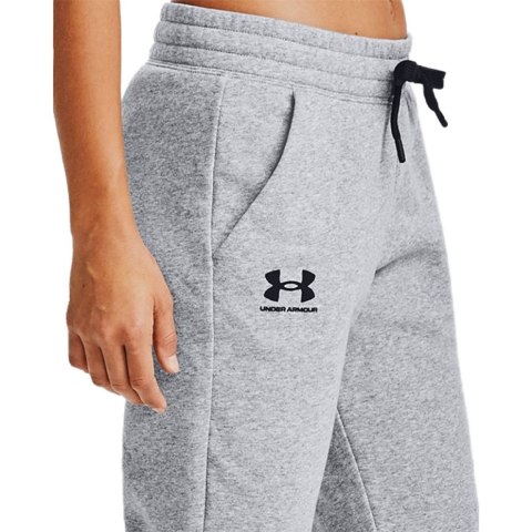 Spodnie damskie Under Armour Rival Fleece szary melanż 1356416 035 Spodnie damskie Under Armour Rival Fleece szary melanż 1356416 035