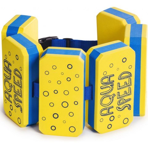 Pas wypornościowy do pływania Aqua-Speed Octopus Kiddie Swim Belt 6 części żółto-niebieski ref.184 Pas wypornościowy do pływania Aqua-Speed Octopus Kiddie Swim Belt 6 części żółto-niebieski ref.184