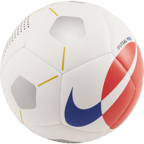 Piłka nożna Nike Futsal Pro biało-czerwona SC3971 100 Piłka nożna Nike Futsal Pro biało-czerwona SC3971 100