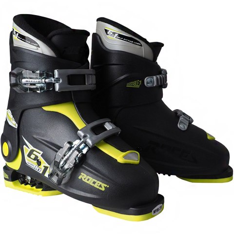 Buty narciarskie Roces Idea Up czarno-limonkowe JUNIOR 450491 18 Buty narciarskie Roces Idea Up czarno-limonkowe JUNIOR 450491 18