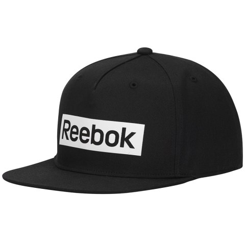 Czapka z daszkiem męska Reebok Linear Logo Cap OSFM czarna FR8243 Czapka z daszkiem męska Reebok Linear Logo Cap OSFM czarna FR8243