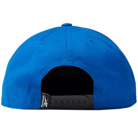 Czapka z daszkiem męska Reebok Linear Logo Cap OSFM niebieska FR8244 Czapka z daszkiem męska Reebok Linear Logo Cap OSFM niebieska FR8244