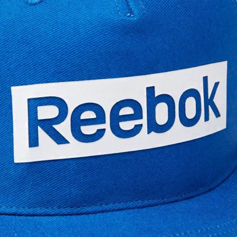 Czapka z daszkiem męska Reebok Linear Logo Cap OSFM niebieska FR8244 Czapka z daszkiem męska Reebok Linear Logo Cap OSFM niebieska FR8244