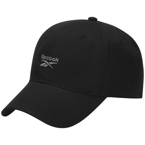 Czapka z daszkiem męska Reebok TE Logo Cap OSFM czarna FQ5519 Czapka z daszkiem męska Reebok TE Logo Cap OSFM czarna FQ5519