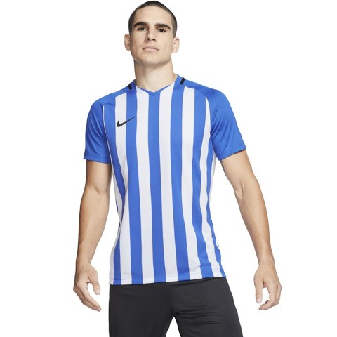 Koszulka męska Nike Striped Division III JSY SS niebiesko-biała 894081 464 Koszulka męska Nike Striped Division III JSY SS niebiesko-biała 894081 464