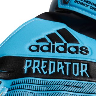 Rękawice bramkarskie adidas Predator Top Training FS JUNIOR niebiesko-czarne DY2601