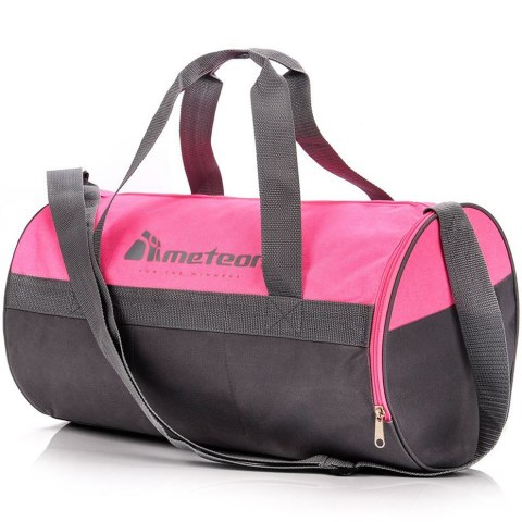 Torba fitness Meteor Siggy 25L różowo-szara 74551