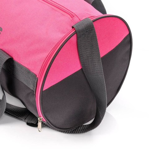 Torba fitness Meteor Siggy 25L różowo-szara 74551
