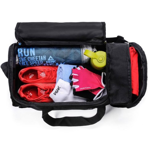 Torba fitness Meteor Widar 40L czarna 74558