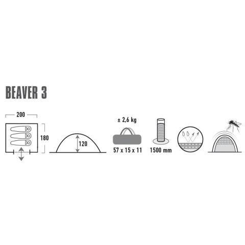 Namiot High Peak Beaver 3 10322 Namiot High Peak Beaver 3 10322