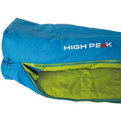 Śpiwór High Peak Hyperion 1L 225x82x52 niebiesko-zielony lewy 23366 Śpiwór High Peak Hyperion 1L 225x82x52 niebiesko-zielony lewy 23366