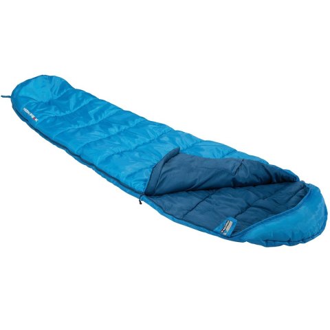 Śpiwór High Peak Trek 2 220x80x50 niebieski lewy 23095