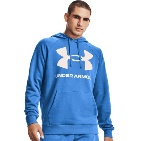 Bluza męska Under Armour Rival Fleece Big Logo HD jasny niebieski 1357093 787 Bluza męska Under Armour Rival Fleece Big Logo HD jasny niebieski 1357093 787