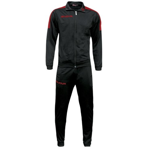 Dres Givova Tuta Revolution czarno-czerwony TR033 1012 Dres Givova Tuta Revolution czarno-czerwony TR033 1012