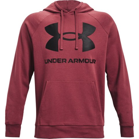 Bluza męska Under Armour Rival Fleece Big Logo HD burgund 1357093 652 Bluza męska Under Armour Rival Fleece Big Logo HD burgund 1357093 652