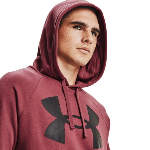 Bluza męska Under Armour Rival Fleece Big Logo HD burgund 1357093 652 Bluza męska Under Armour Rival Fleece Big Logo HD burgund 1357093 652