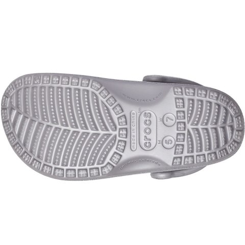 Chodaki damskie Crocs Classic Glitter Clog srebrne 205942 040 Chodaki damskie Crocs Classic Glitter Clog srebrne 205942 040