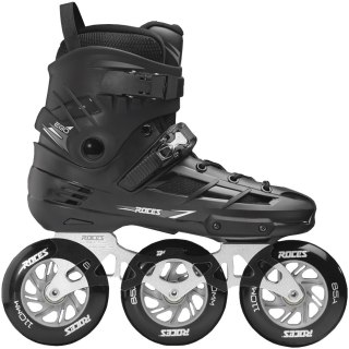 Łyżworolki Roces Ego 3x110 Tif czarne 400848 01