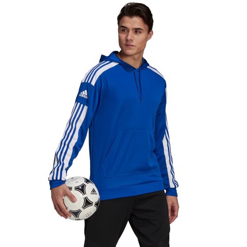 Bluza męska adidas Squadra 21 Hoodie niebieska GP6436 Bluza męska adidas Squadra 21 Hoodie niebieska GP6436