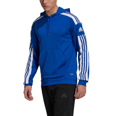 Bluza męska adidas Squadra 21 Hoodie niebieska GP6436 Bluza męska adidas Squadra 21 Hoodie niebieska GP6436