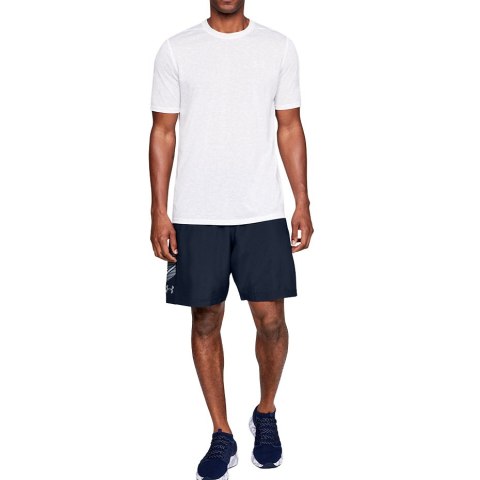 Spodenki męskie Under Armour Woven Graphic Shorts granatowe 1309651 409 Spodenki męskie Under Armour Woven Graphic Shorts granatowe 1309651 409