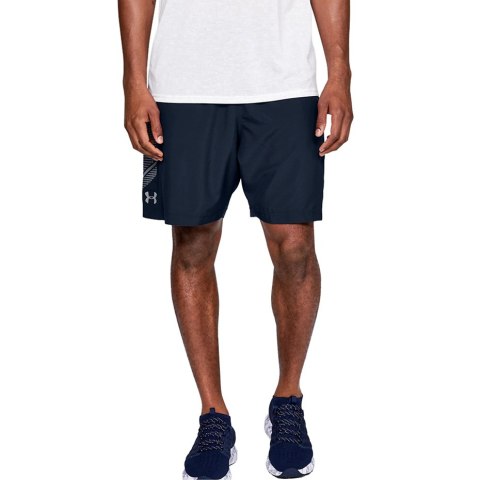 Spodenki męskie Under Armour Woven Graphic Shorts granatowe 1309651 409 Spodenki męskie Under Armour Woven Graphic Shorts granatowe 1309651 409