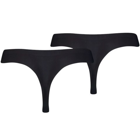 Bielizna damska Puma Seamless Stringi 2 pary Hang czarna 935021 01 Bielizna damska Puma Seamless Stringi 2 pary Hang czarna 935021 01