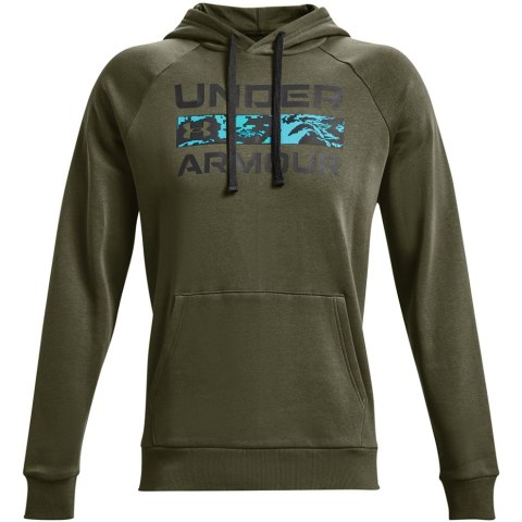 Bluza męska Under Armour Rival FLC Signature HD khaki 1366363 390 Bluza męska Under Armour Rival FLC Signature HD khaki 1366363 390