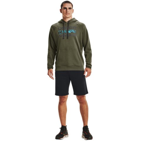 Bluza męska Under Armour Rival FLC Signature HD khaki 1366363 390 Bluza męska Under Armour Rival FLC Signature HD khaki 1366363 390