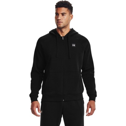 Bluza męska Under Armour Rival Fleece FZ Hoodie czarna 1357111 001 Bluza męska Under Armour Rival Fleece FZ Hoodie czarna 1357111 001