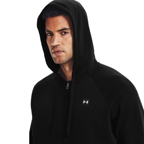 Bluza męska Under Armour Rival Fleece FZ Hoodie czarna 1357111 001 Bluza męska Under Armour Rival Fleece FZ Hoodie czarna 1357111 001