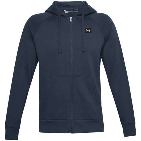 Bluza męska Under Armour Rival Fleece FZ Hoodie granatowa 1357111 408 Bluza męska Under Armour Rival Fleece FZ Hoodie granatowa 1357111 408