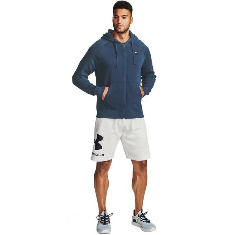 Bluza męska Under Armour Rival Fleece FZ Hoodie granatowa 1357111 408 Bluza męska Under Armour Rival Fleece FZ Hoodie granatowa 1357111 408