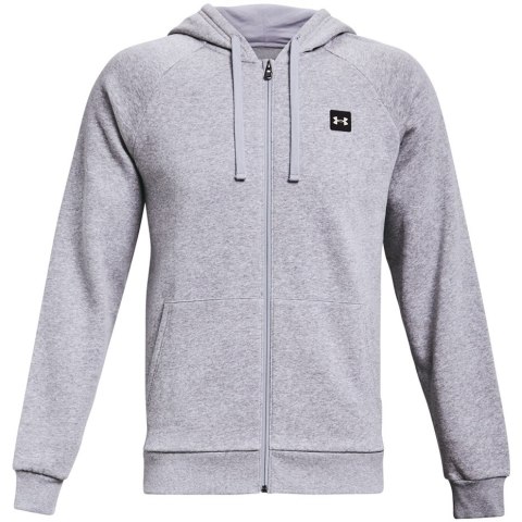 Bluza męska Under Armour Rival Fleece FZ Hoodie jasnoszara 1357111 011 Bluza męska Under Armour Rival Fleece FZ Hoodie jasnoszara 1357111 011