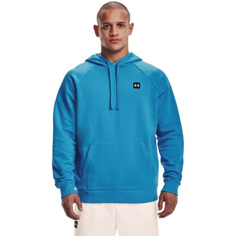 Bluza męska Under Armour Rival Fleece Hoodie niebieska 1357092 422 Bluza męska Under Armour Rival Fleece Hoodie niebieska 1357092 422