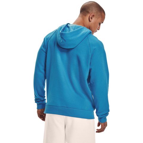 Bluza męska Under Armour Rival Fleece Hoodie niebieska 1357092 422 Bluza męska Under Armour Rival Fleece Hoodie niebieska 1357092 422
