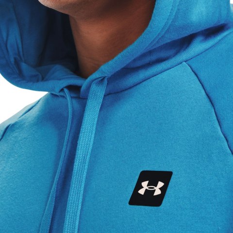 Bluza męska Under Armour Rival Fleece Hoodie niebieska 1357092 422 Bluza męska Under Armour Rival Fleece Hoodie niebieska 1357092 422