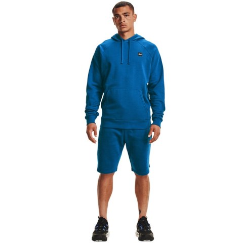 Bluza męska Under Armour Rival Fleece Hoodie niebieska 1357092 432 Bluza męska Under Armour Rival Fleece Hoodie niebieska 1357092 432
