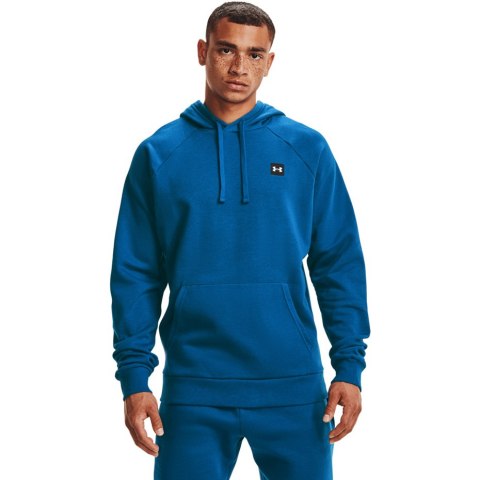 Bluza męska Under Armour Rival Fleece Hoodie niebieska 1357092 432 Bluza męska Under Armour Rival Fleece Hoodie niebieska 1357092 432