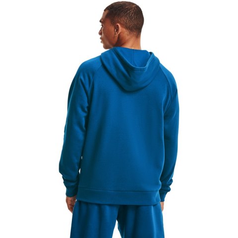 Bluza męska Under Armour Rival Fleece Hoodie niebieska 1357092 432 Bluza męska Under Armour Rival Fleece Hoodie niebieska 1357092 432