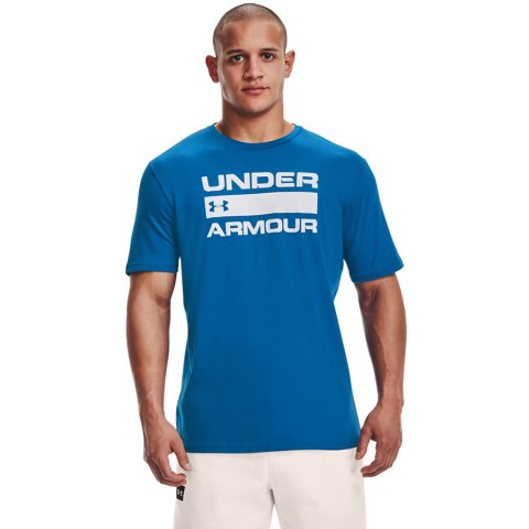 Koszulka męska Under Armour Team Issue Wordmark SS niebieska 1329582 432 Koszulka męska Under Armour Team Issue Wordmark SS niebieska 1329582 432