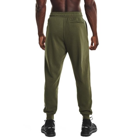 Spodnie męskie Under Armour Rival Flc Signature khaki 1366366 390 Spodnie męskie Under Armour Rival Flc Signature khaki 1366366 390