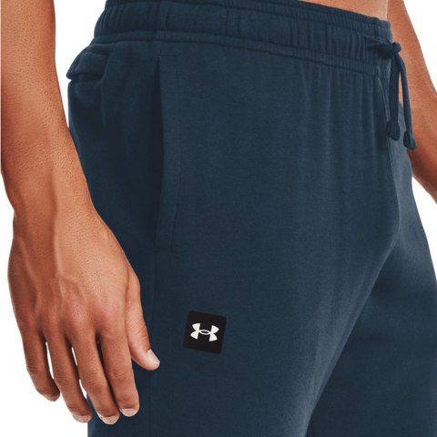 Spodnie męskie Under Armour Rival Fleece Jogger granatowe 1357128 408 Spodnie męskie Under Armour Rival Fleece Jogger granatowe 1357128 408